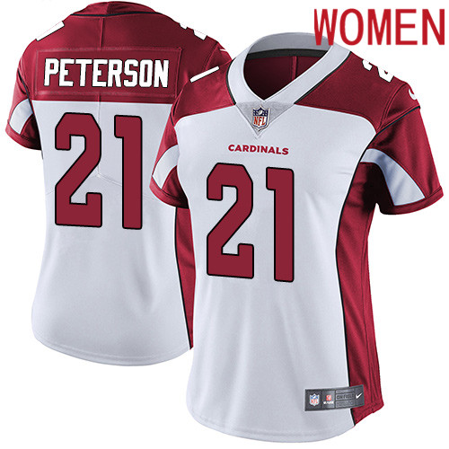 2019 Women Arizona Cardinals 21 Peterson white Nike Vapor Untouchable Limited NFL Jersey